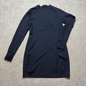 Greyson Womens Dress Nova Mock Neck Medium Shepherd Black Nylon New Golf Outdoor